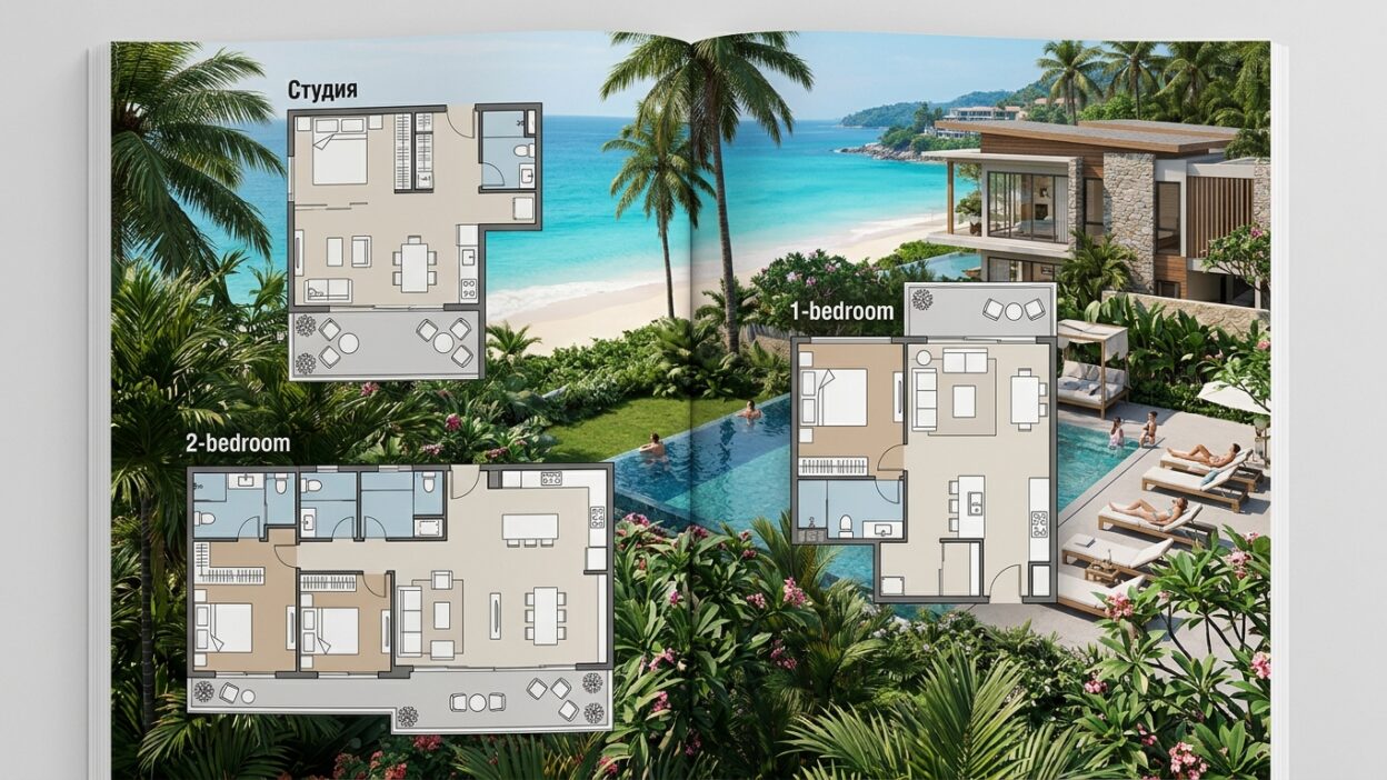 Планировки кондо на Пхукете: студия, 1-bedroom или 2-bedroom